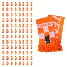96 of Unisex Tennessee Wholesale Scarf In 5 Assorted Colors