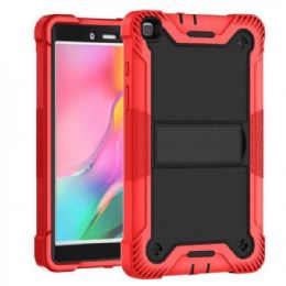 6 Wholesale Heavy Duty Full Body Shockproof Protection Kickstand Hybrid Tablet Case Cover In Red Black