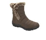 12 Bulk Women Comfortable Winter Boots With Fur Lining Color Brown Size 7-11