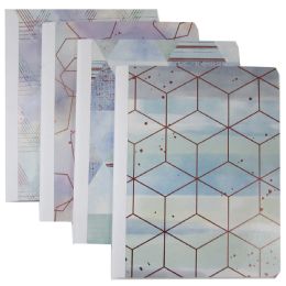 12 Pieces Designer Composition Notebooks, 80 Sheets. Geometric Designs - Note Books & Writing Pads