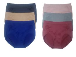 144 Pieces Mama's Seamless Briefs Size 2xl - Womens Panties & Underwear