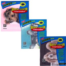 60 Bulk Jumbo Book Cover, Assorted Dogs Designs
