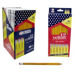 144 Packs #2 Pencils. 12pk. In A Box - PrE-Sharpened - Pencils