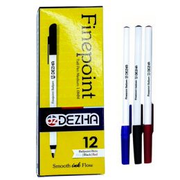 72 Wholesale Fine Point Pens, 12ct. Assorted Colors