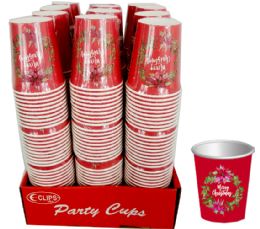 48 of Christmas Paper Cups