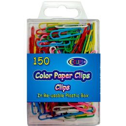 48 Packs Paper Clips Asst. Colors - Paper clips