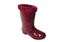 12 of Womens Rain Boots Lightweight Color Red Size 5-10