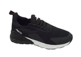 12 Wholesale Womens Sport Running Shoes Casual Athletic Tennis Sneakers In Black Size 5-10