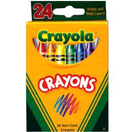 48 Bulk Crayons - 24 Count, Assorted Colors