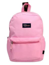 24 Pieces 16 Inch Pink Backpack - Backpacks 16"