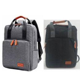 24 Wholesale Travel Backpack Assorted Colors