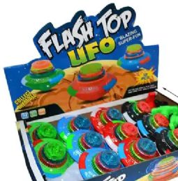 96 Pieces Light Up Spinning Top Toy - Light Up Toys