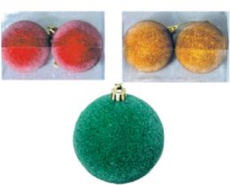 60 Wholesale Christmas Glitter Balls