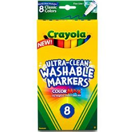 24 Bulk Washable Markers, 8ct. Fine Line