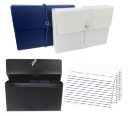 48 of Poly Index Card Holders -100 Index Cards, 3inch X 5inch