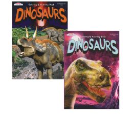 48 Bulk Dinosaurs Coloring & Activity Book
