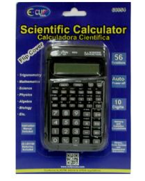 36 Wholesale Scientific Calculator - 56 Function, 10 Digit Display