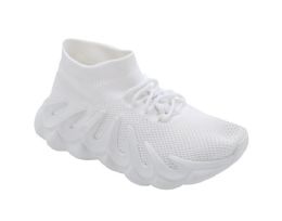12 of Women's Sneakers Fashion Lightweight Running Shoes Tennis Casual Shoes For Walking In White