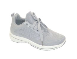 12 Pairs Women's Sneakers Fashion Lightweight Running Shoes Tennis Casual Shoes For Walking In Grey - Women's Sneakers