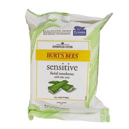 3 Bulk Facial Cleansing Towelettes Sensitive With Aloe - Pack Of 30