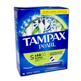 12 of Tampax Pearl Tampons Super Unscented - 18 Ct.