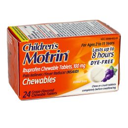 3 Packs Wholesale Travel Size Ibuprofen Children's Chewables - Box Of 24 - Medical Supply