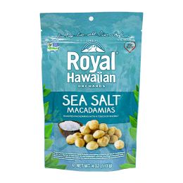 6 Pieces Sea Salt Macadamias - 4 Oz. - Food & Beverage