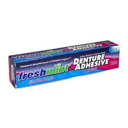 6 Pieces Travel Size Denture Adhesive Cream - 2 Oz. - Toothbrushes and Toothpaste
