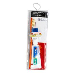 Travel Size Toothbrush + Toothpaste + Toothbrush Cap - Hygiene Gear