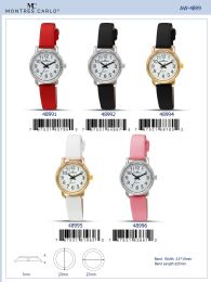 12 Wholesale Ladies Watch - 48995 assorted colors