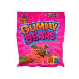 24 Wholesale Candy Gummy Bears 6 Oz Peg Bag