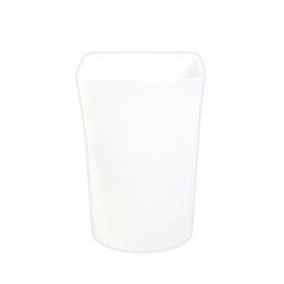 4 Wholesale Waste Can 7x10.5 White