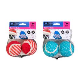 12 pieces Dog Toy Holiday Tennis Balls - Pet Toys