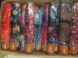60 Wholesale Floral Printed Umbrellas