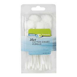 6 of Cotton Swabs & Cotton Balls - Pack Of 35