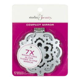 Compact Mirror - 7x Magnification - Cosmetics