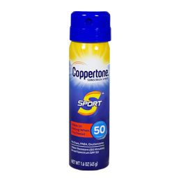 24 Bulk Travel Size Sport Sunscreen Spray Spf 50 - 1.6 Oz.
