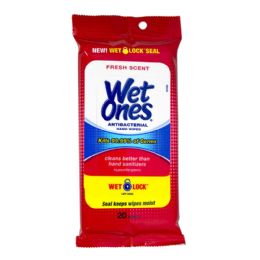 Travel Size Antibacterial Wipes - Pack Of 20