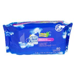 Unscented Premoistened Soft Cloth Wipes - Pack Of 80