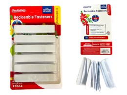 96 Pieces 6 Pc Reclosable Fasteners - School Supplies