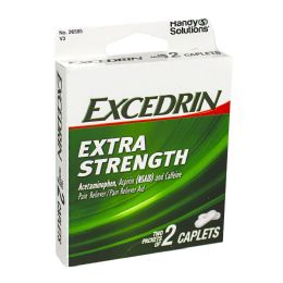 6 Wholesale Travel Size Excedrin Extra Strength - Box Of 4