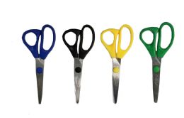 144 Pieces Scissors 5 Inch Blunt Tip 4 Assorted Colors Bulk - Scissors