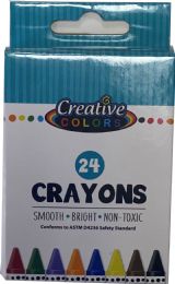 48 Wholesale Crayons 24 Count