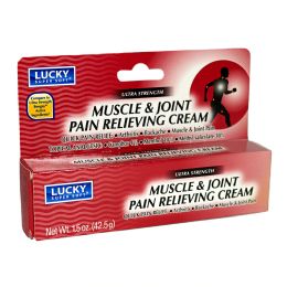 6 Bulk Muscle And Joint Pain Reliever Cream - 1.5 Oz.