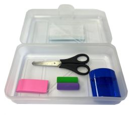 48 Pieces School Supply Kit - Pencil Boxes & Pouches