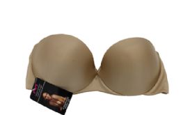 32 Pieces Maiden Form Hans Bra 1 Ct Strappless White Beige Assorted Sizes - Womens Bras And Bra Sets