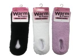 48 Wholesale Pride Slipper Socks 1 Pack Super Soft Assorted Colors