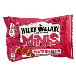 72 Wholesale Wiley Wallaby Watermelon Minis Licorice Bites - 2 oz