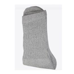 12 Wholesale Women's Gray Crew Sport Socks - 1 Pair