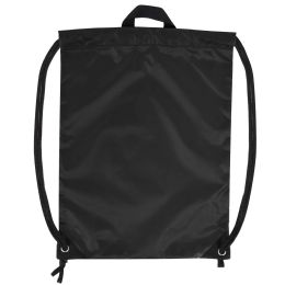 100 Wholesale 18 Inch Basic Drawstring Bag In Black